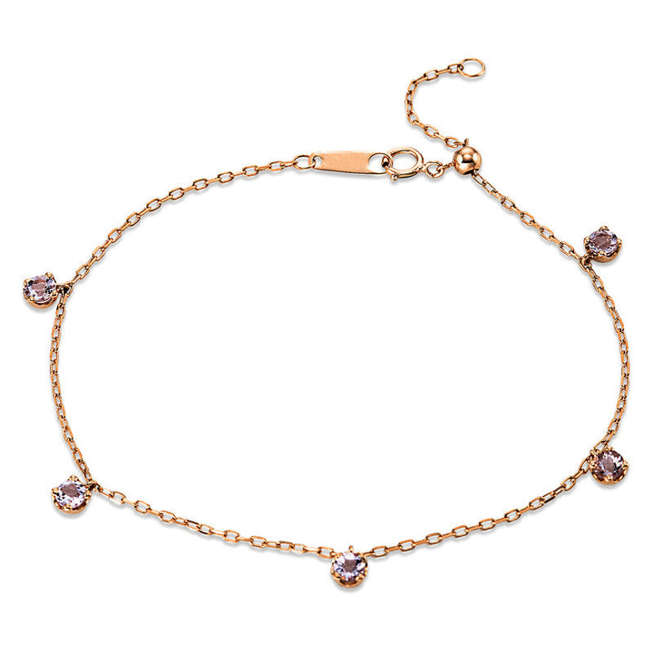 Armband 18 kt. Rosé Morganit